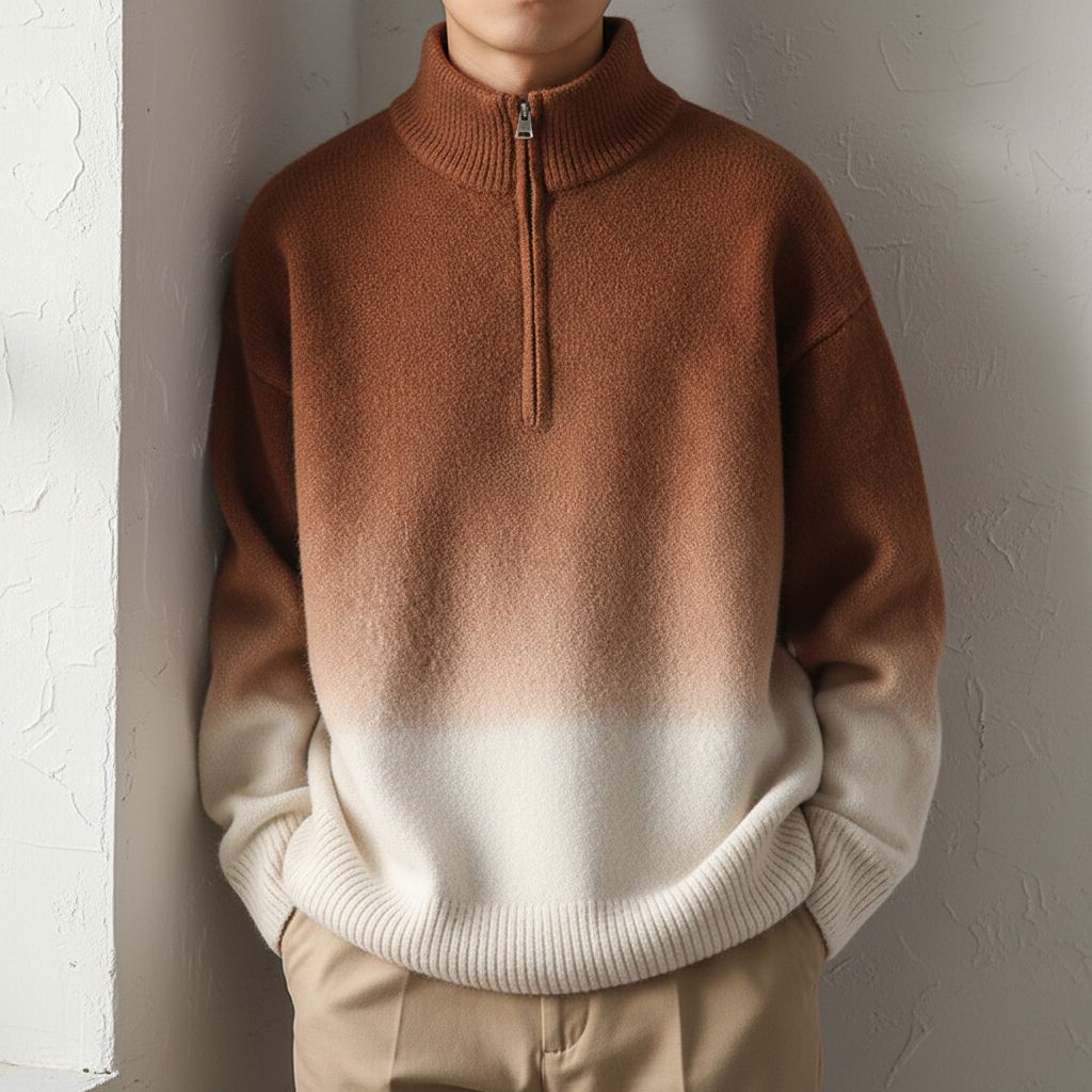 Aurore Quarter-Zip Knit