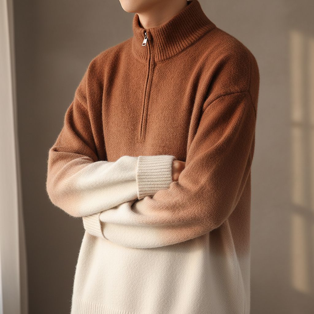 Aurore Quarter-Zip Knit