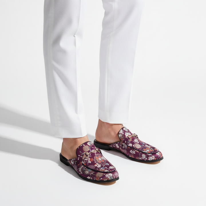 Medici Cherry Blossom Mules