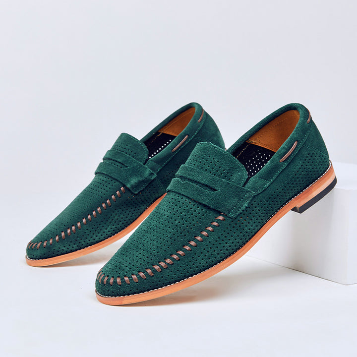 Sirocco Perforated Suede Loafer