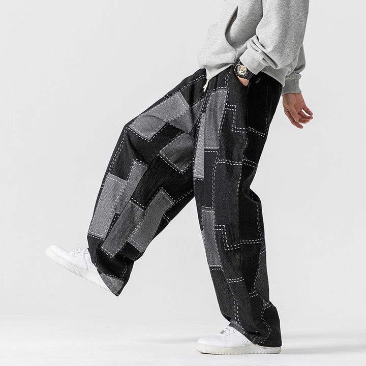 Artisan Stitch Patchwork Pants