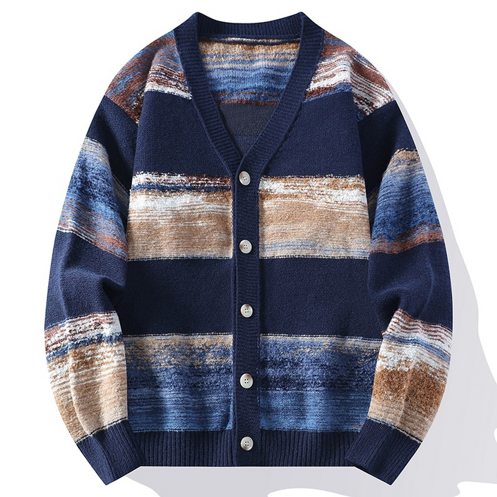 Terra Marble Striped Cardigan