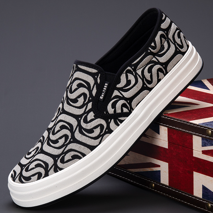 Romano Monogram Slip-On