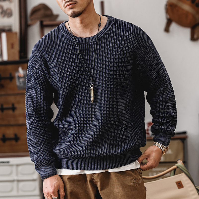 Hearth Waffle Knit Crewneck