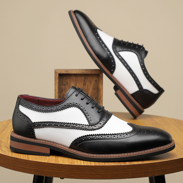 Perforated Slip-On Oxfords