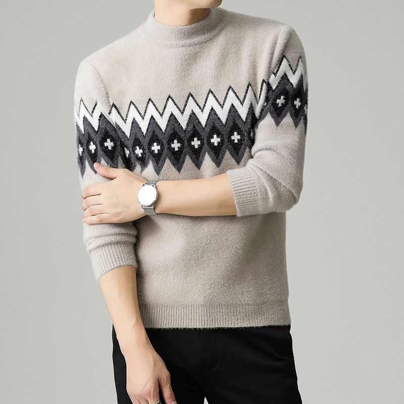 Preston Geometric Knit Sweater