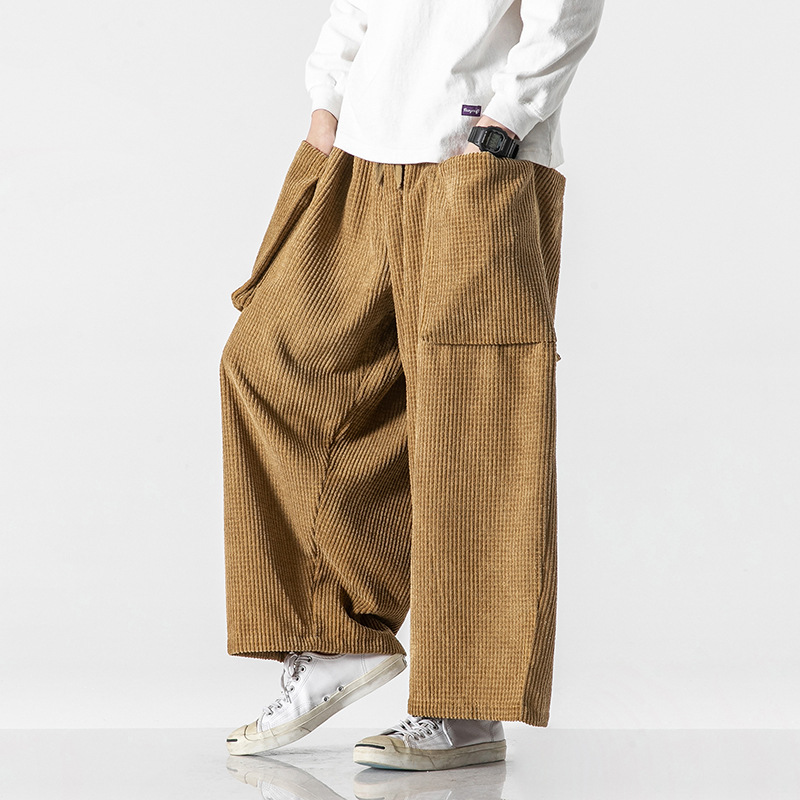 Zen Wide-Leg Corduroy Pants