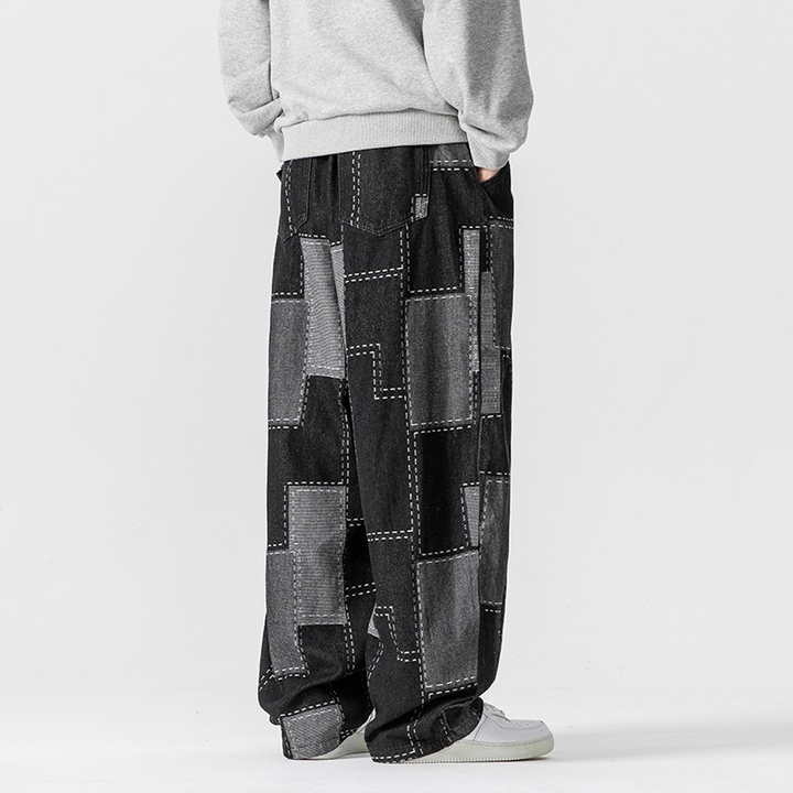 Artisan Stitch Patchwork Pants