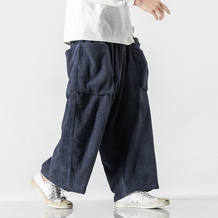 Zen Wide-Leg Corduroy Pants
