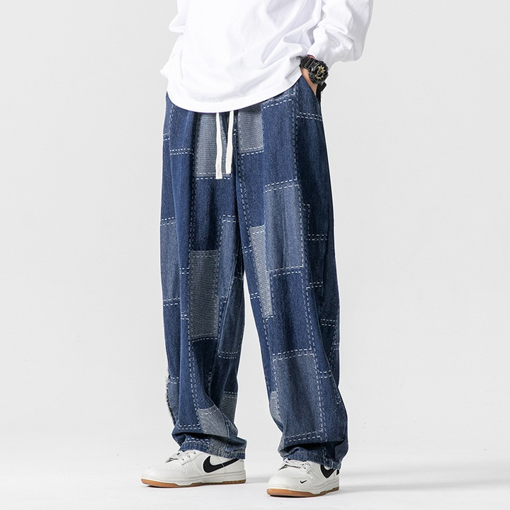 Artisan Stitch Patchwork Pants