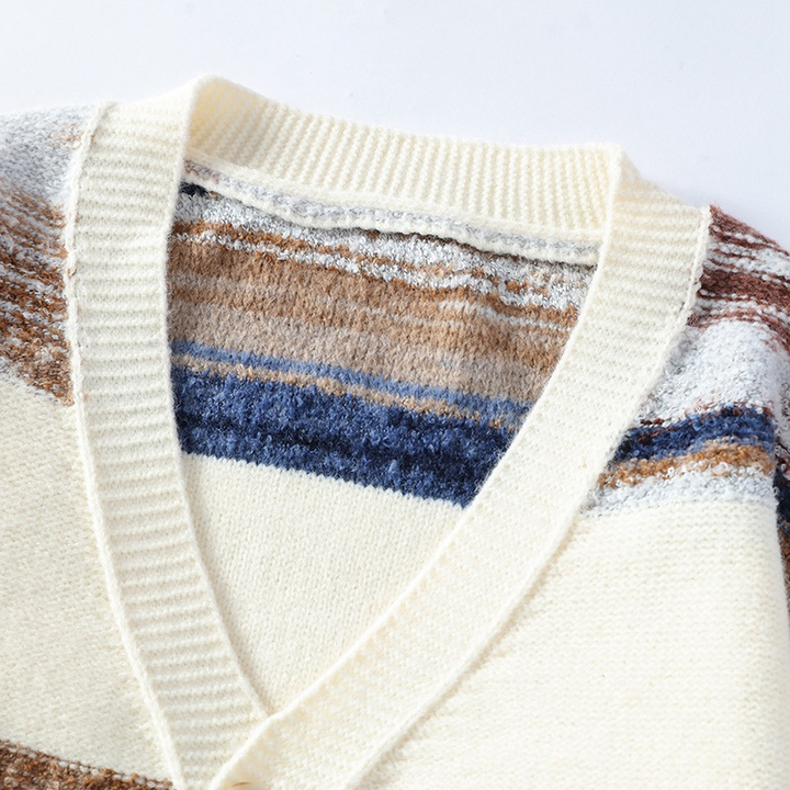 Terra Marble Striped Cardigan