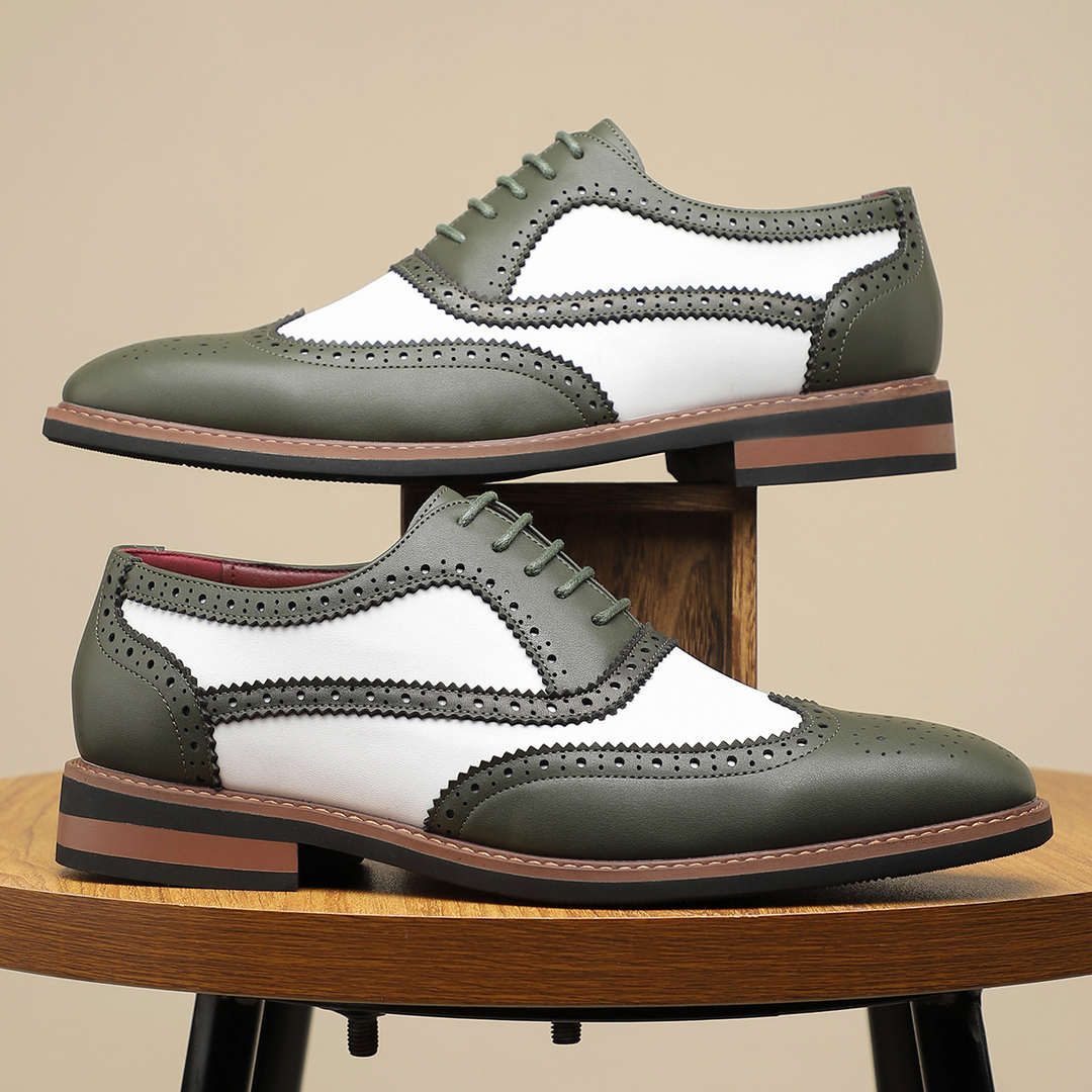 Perforated Slip-On Oxfords