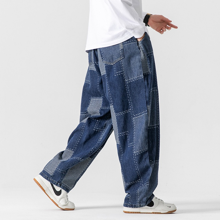 Artisan Stitch Patchwork Pants