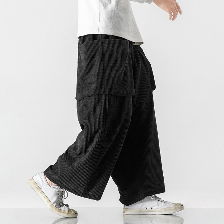 Zen Wide-Leg Corduroy Pants