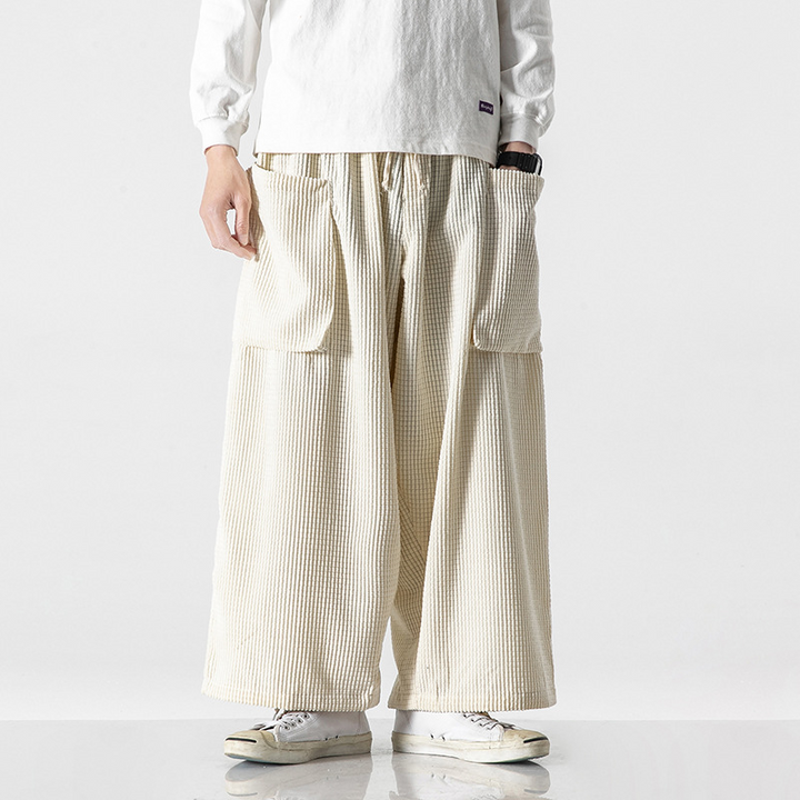 Zen Wide-Leg Corduroy Pants
