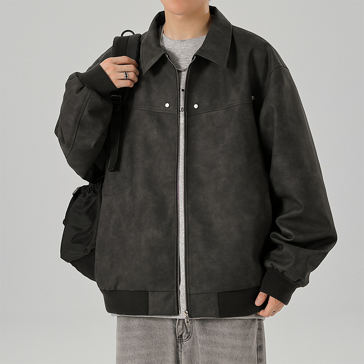 Fresco Marbled Bomber Jacket