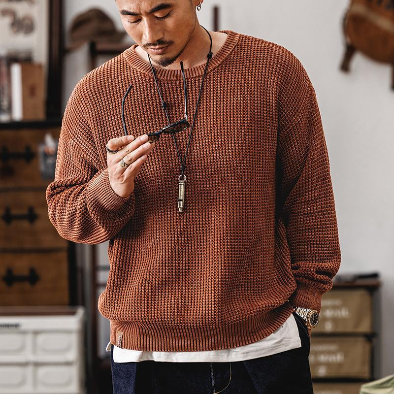 Hearth Waffle Knit Crewneck