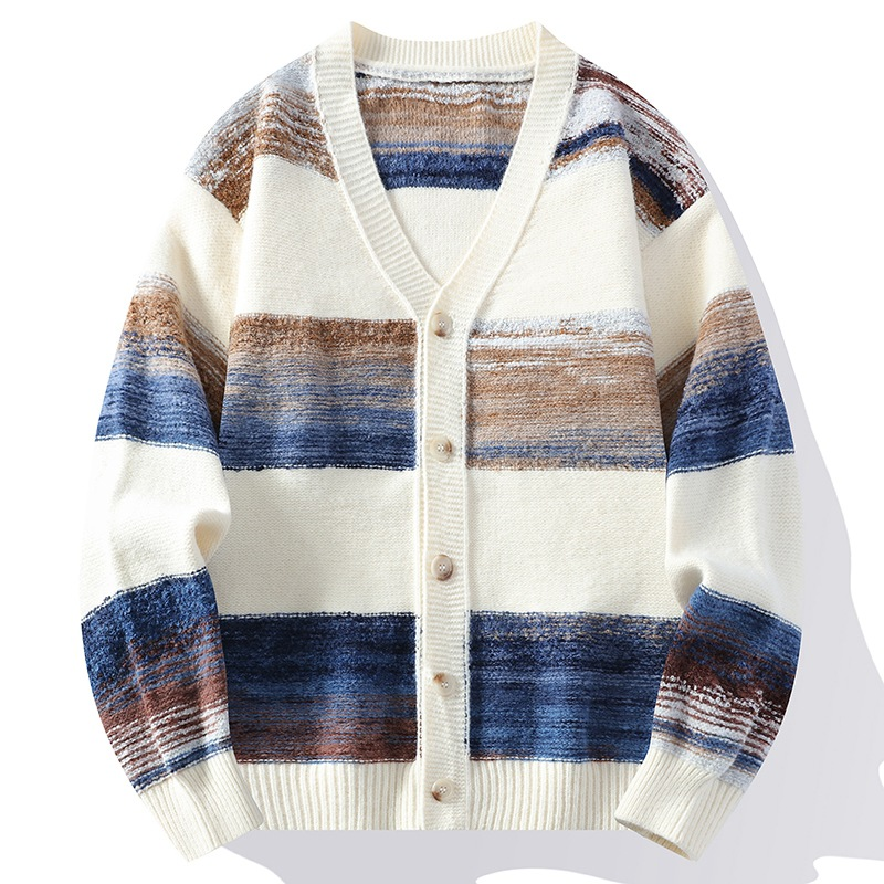 Terra Marble Striped Cardigan