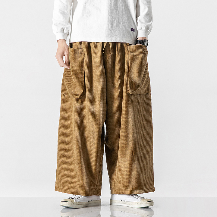 Zen Wide-Leg Corduroy Pants