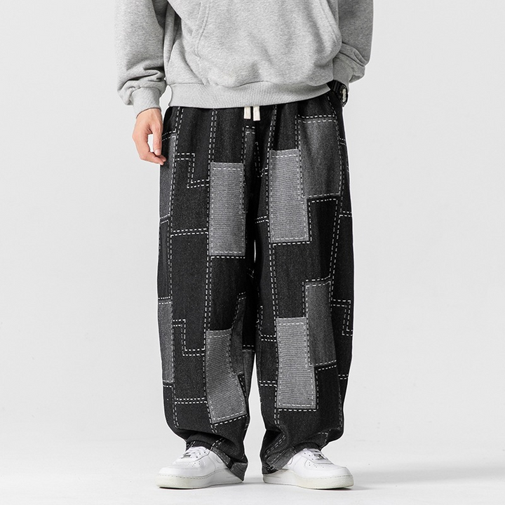 Artisan Stitch Patchwork Pants