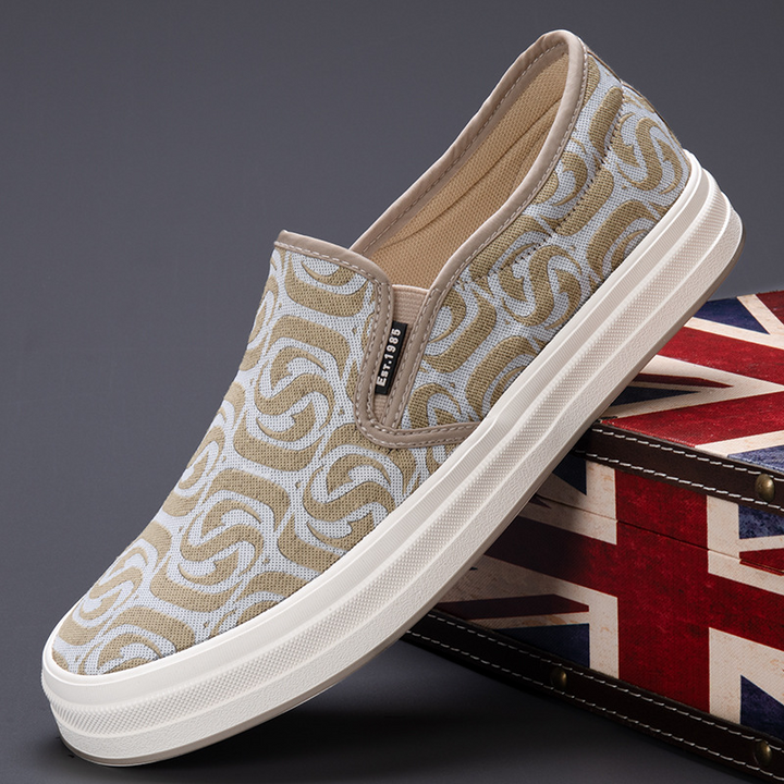 Romano Monogram Slip-On