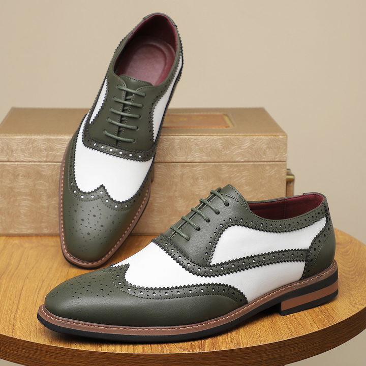 Perforated Slip-On Oxfords