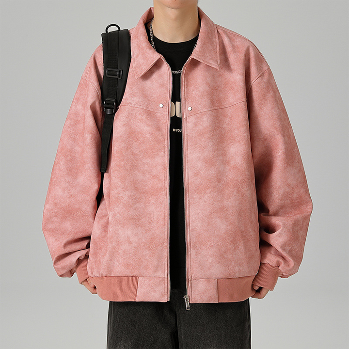 Fresco Marbled Bomber Jacket