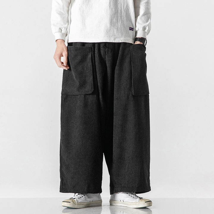 Zen Wide-Leg Corduroy Pants