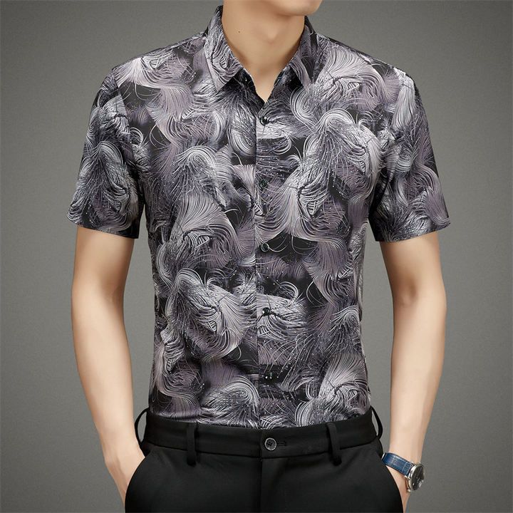 Nami Swirl Button-Up