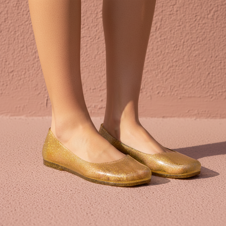 Marbella Glitter Jelly Flat