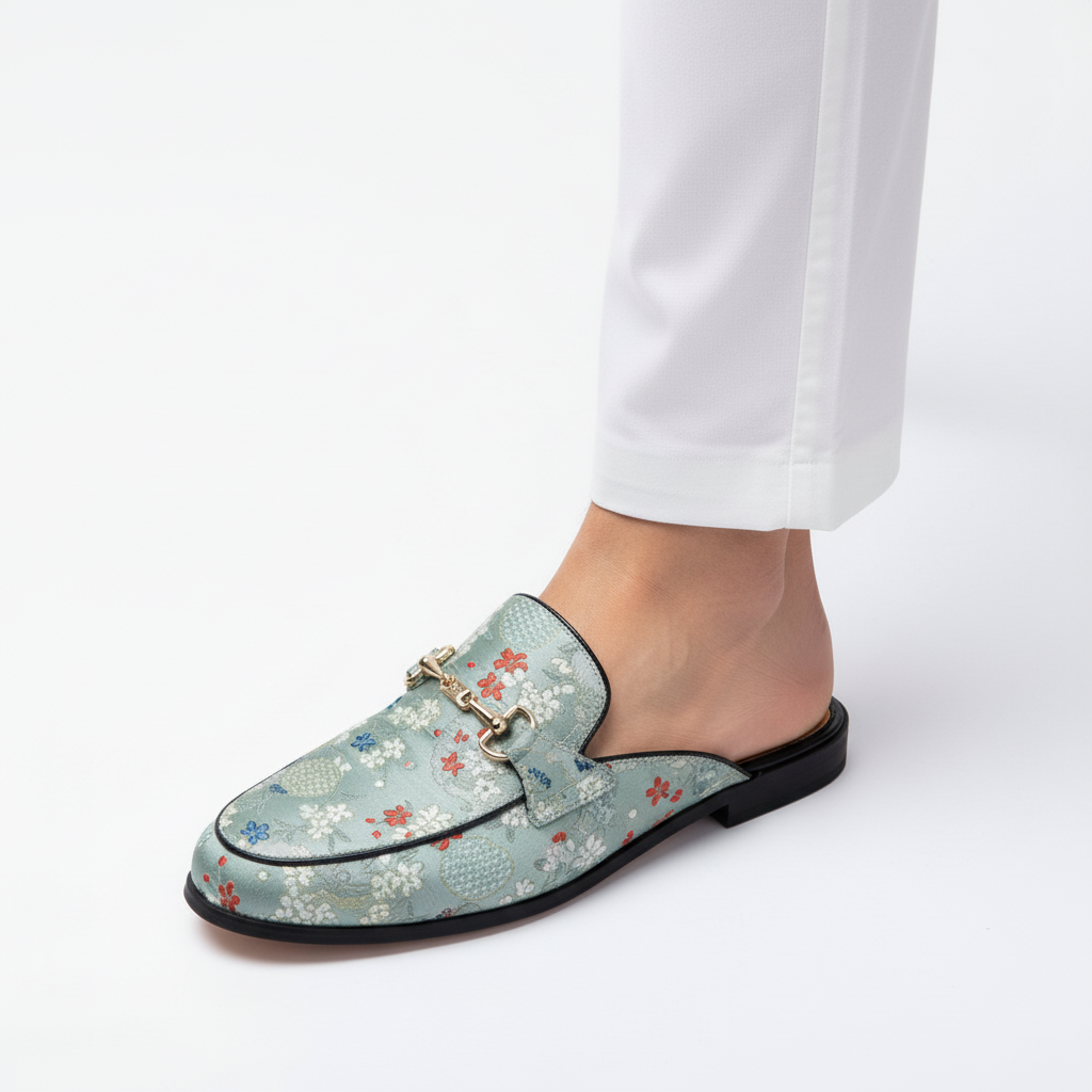 Medici Cherry Blossom Mules