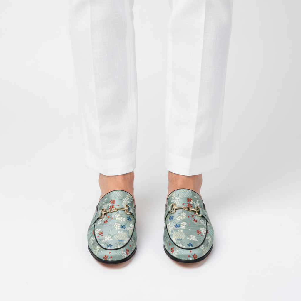 Medici Cherry Blossom Mules