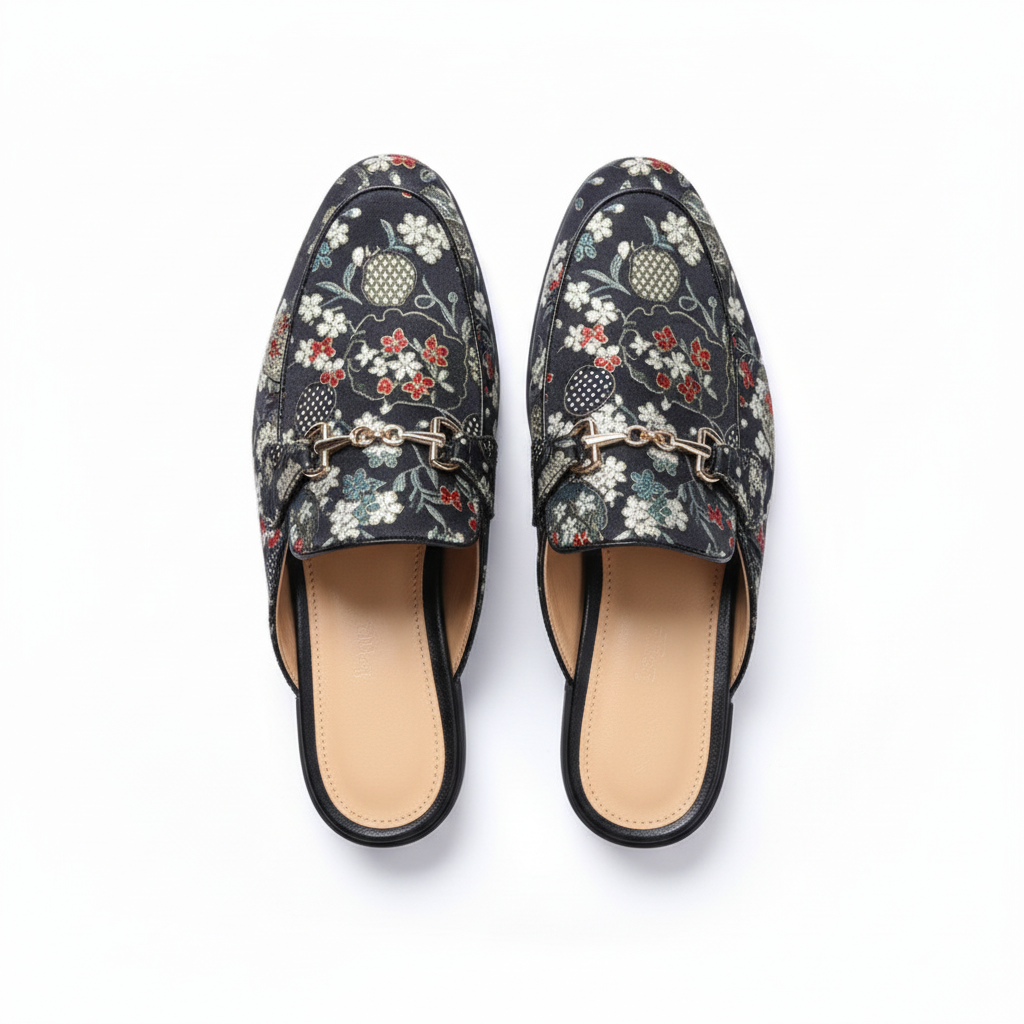 Medici Cherry Blossom Mules
