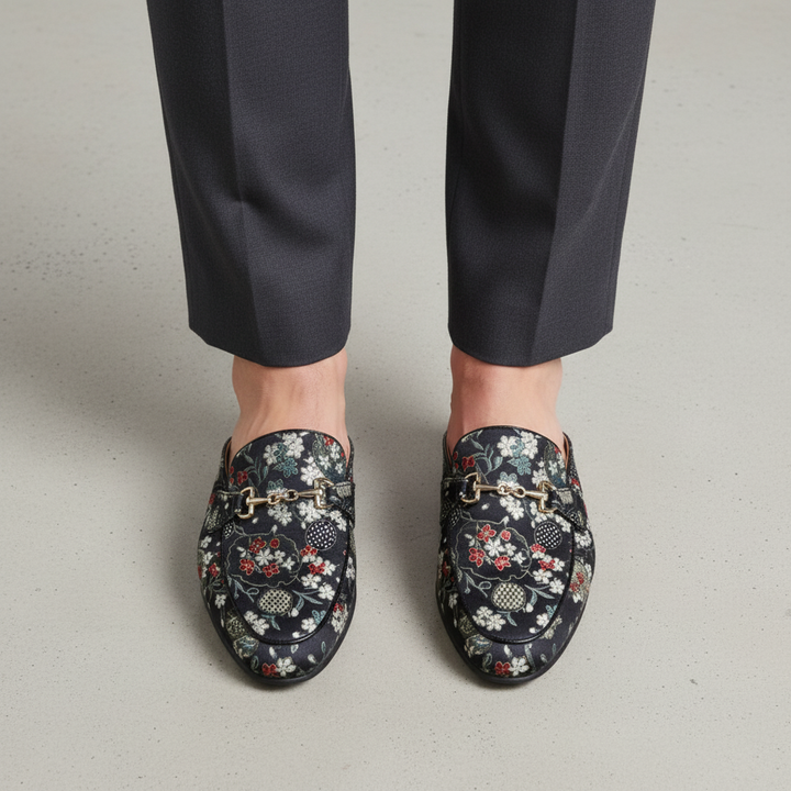 Medici Cherry Blossom Mules