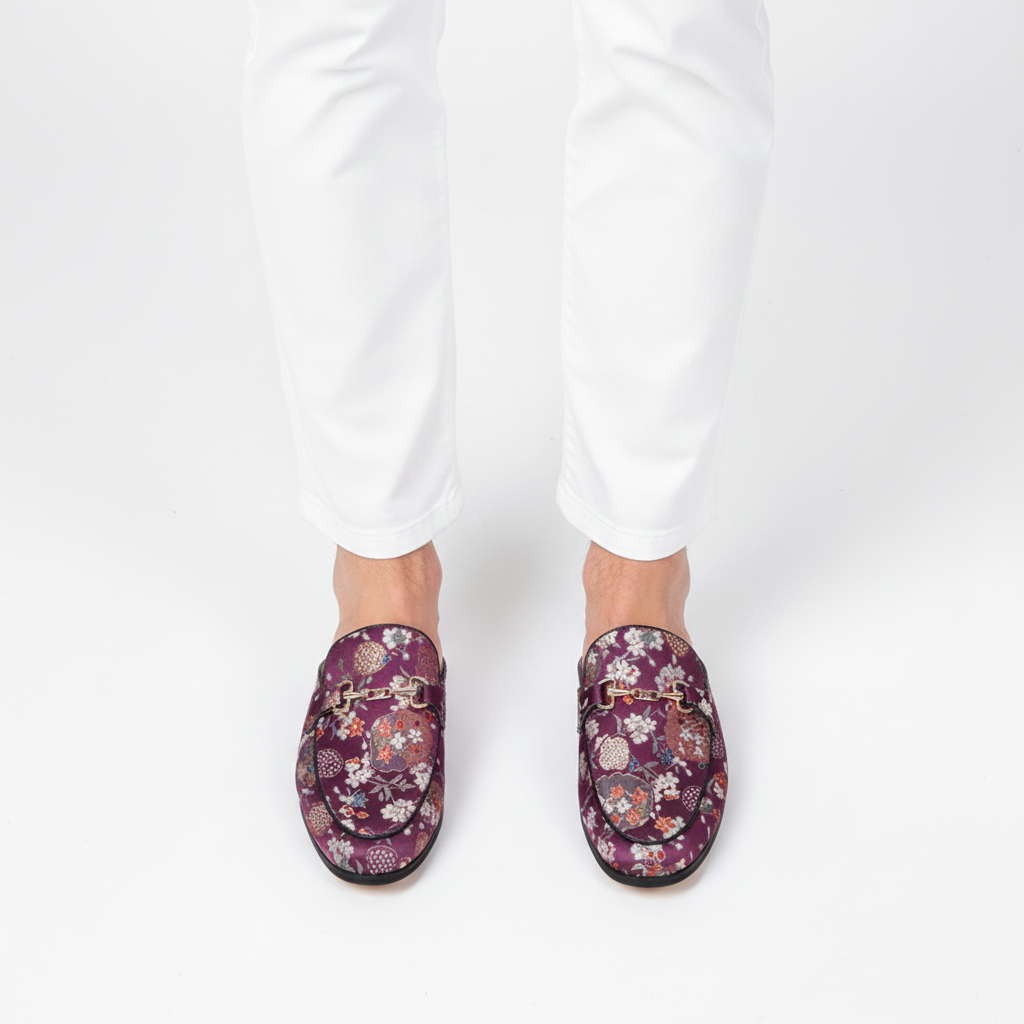 Medici Cherry Blossom Mules