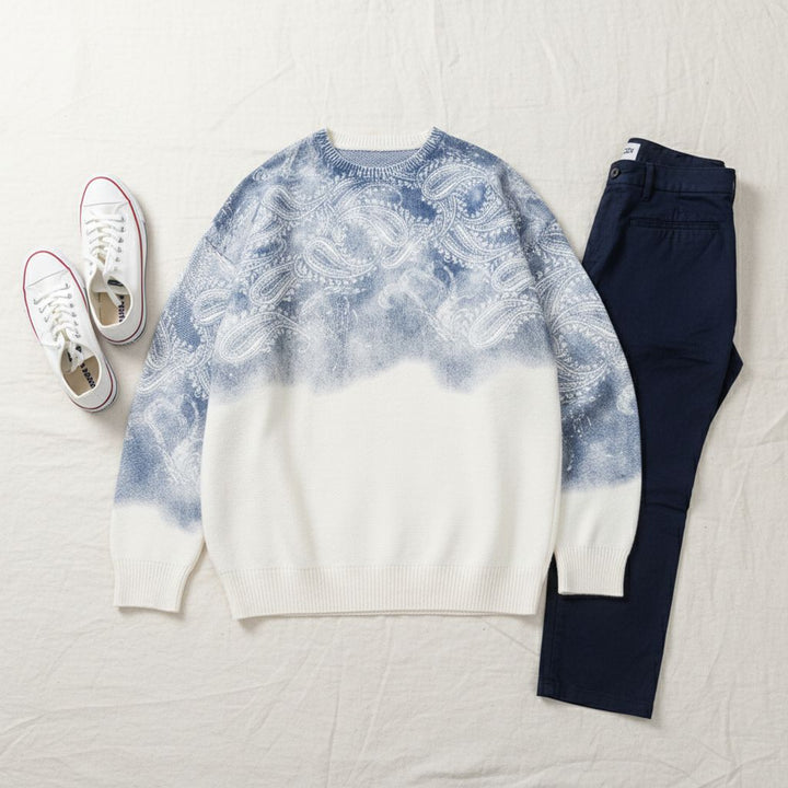 Inkline Paisley Crewneck