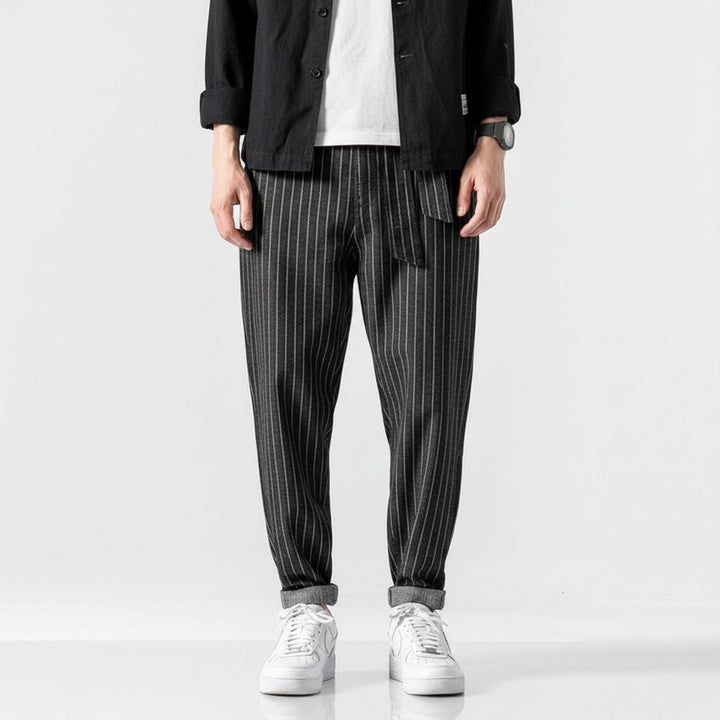 Kojima Stripe Harem Trouser