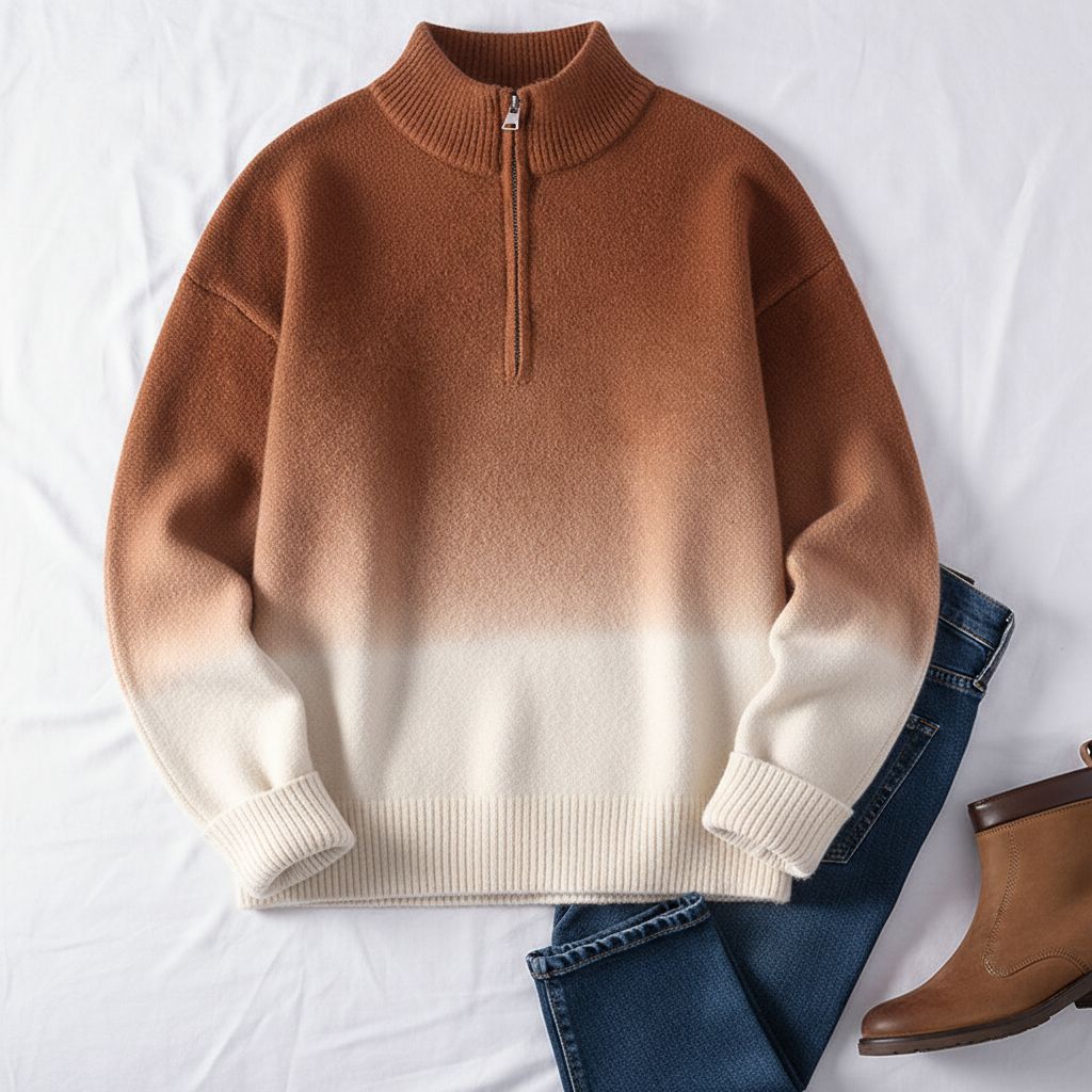 Aurore Quarter-Zip Knit