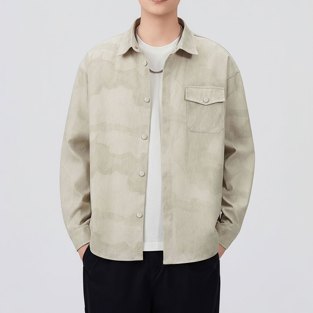 Azure Tonal Overshirt