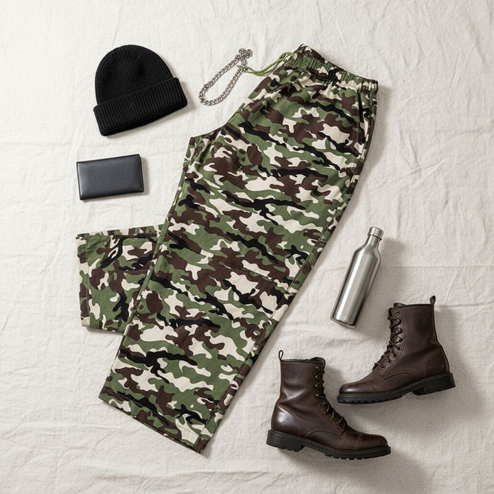 Camo-X Wide Leg Trousers