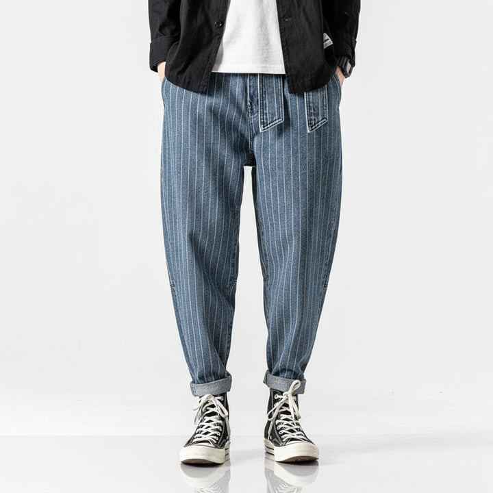 Kojima Stripe Harem Trouser