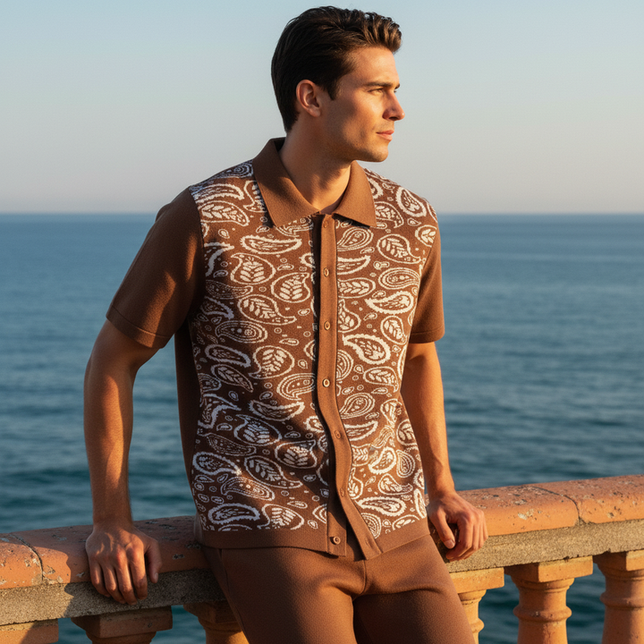Portofino Paisley Knit Set