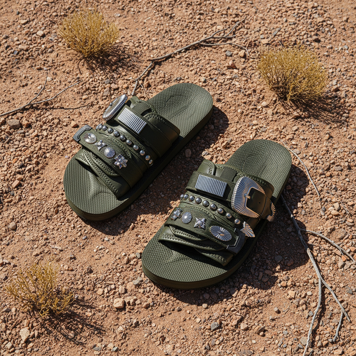 Harlow Silver Slides