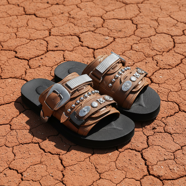 Harlow Silver Slides