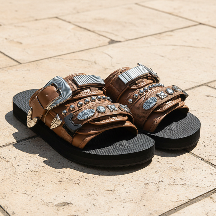Harlow Silver Slides