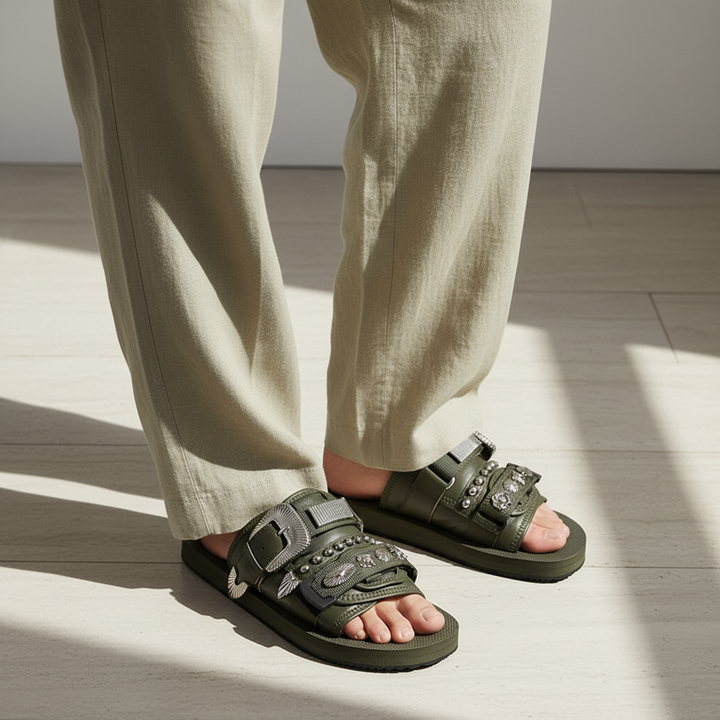 Harlow Silver Slides