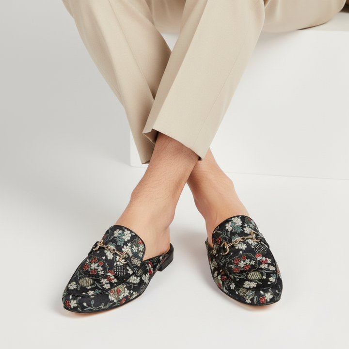 Medici Cherry Blossom Mules