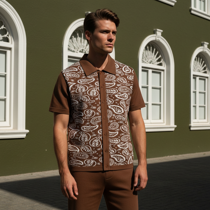 Portofino Paisley Knit Set