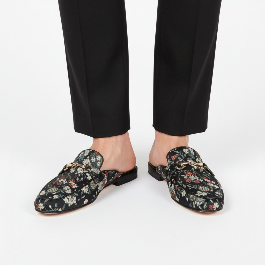 Medici Cherry Blossom Mules