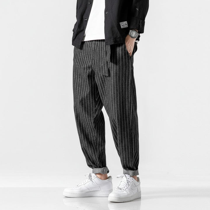 Kojima Stripe Harem Trouser